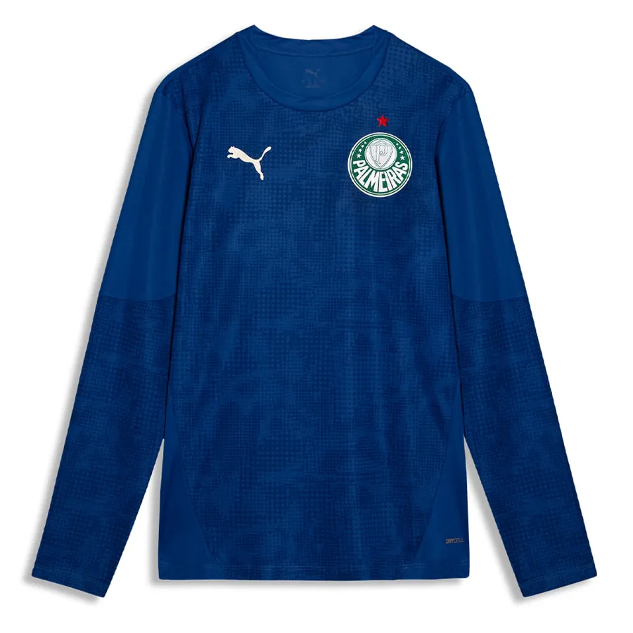 Camisa Manga Longa Palmeiras Puma 26/27 Azul